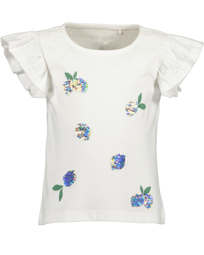 T-Shirt Zitrone weiß und gelb 702401