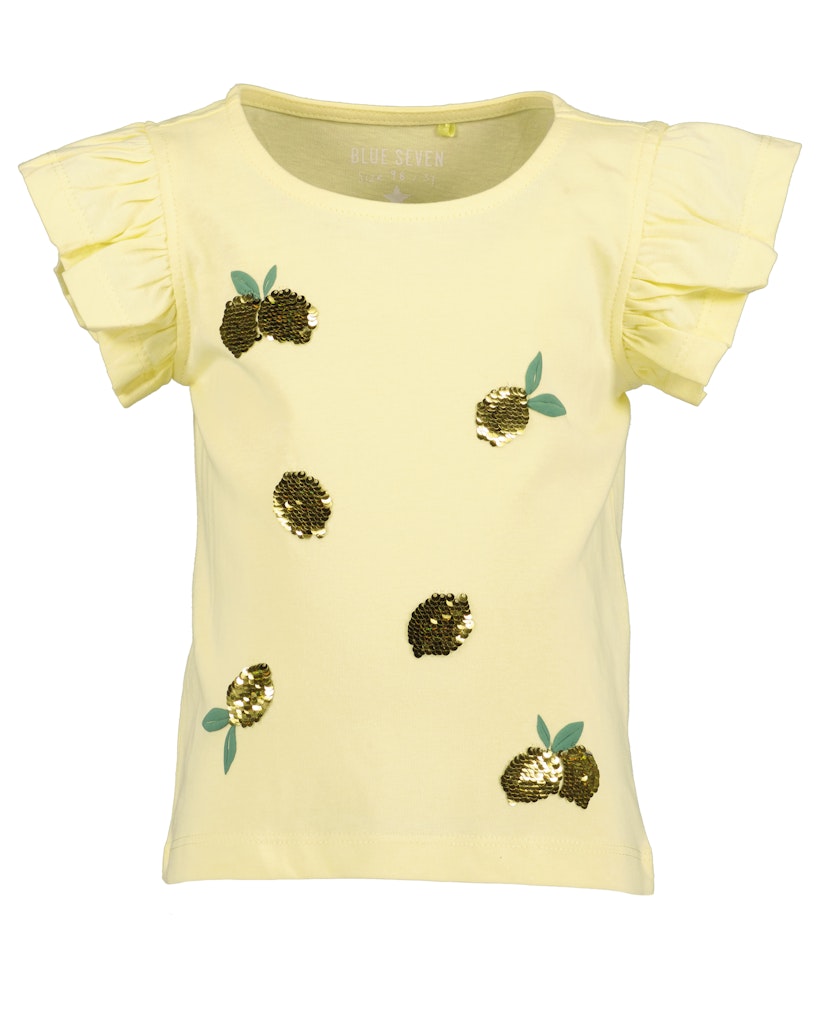T-Shirt Zitrone weiß und gelb 702401