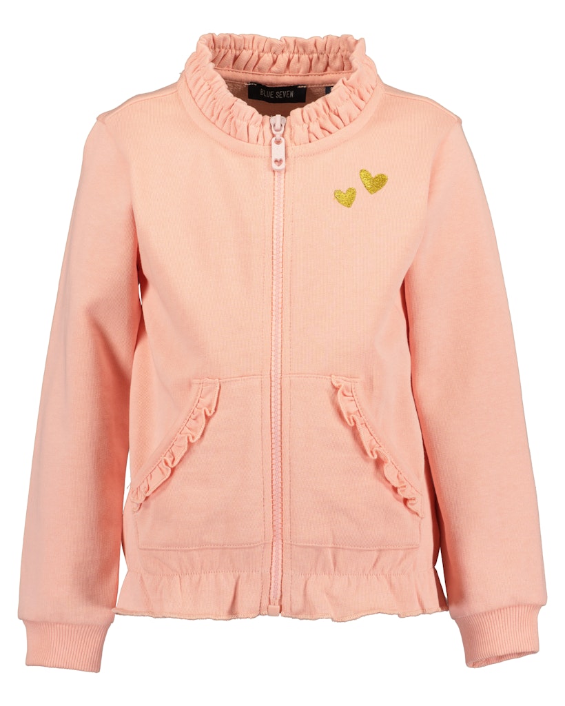 Sweatjacke Rüschen 717634