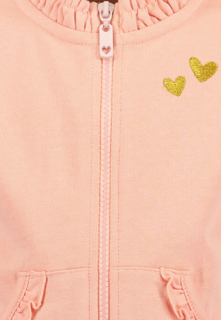 Sweatjacke Rüschen 717634