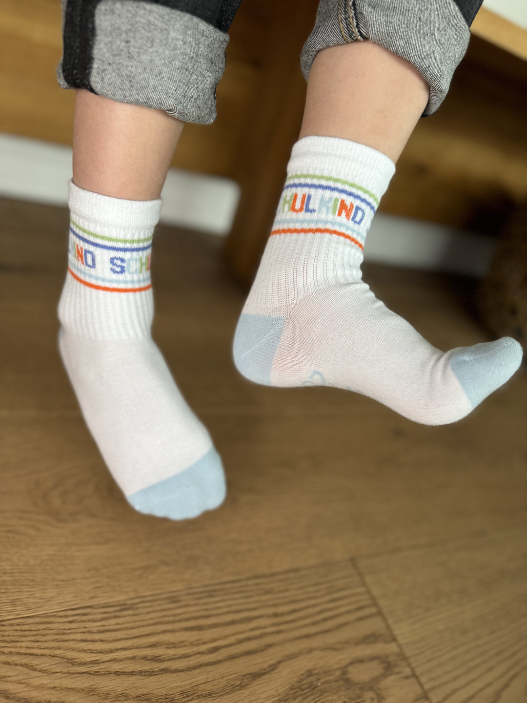 Tennissocken Schulkind blau