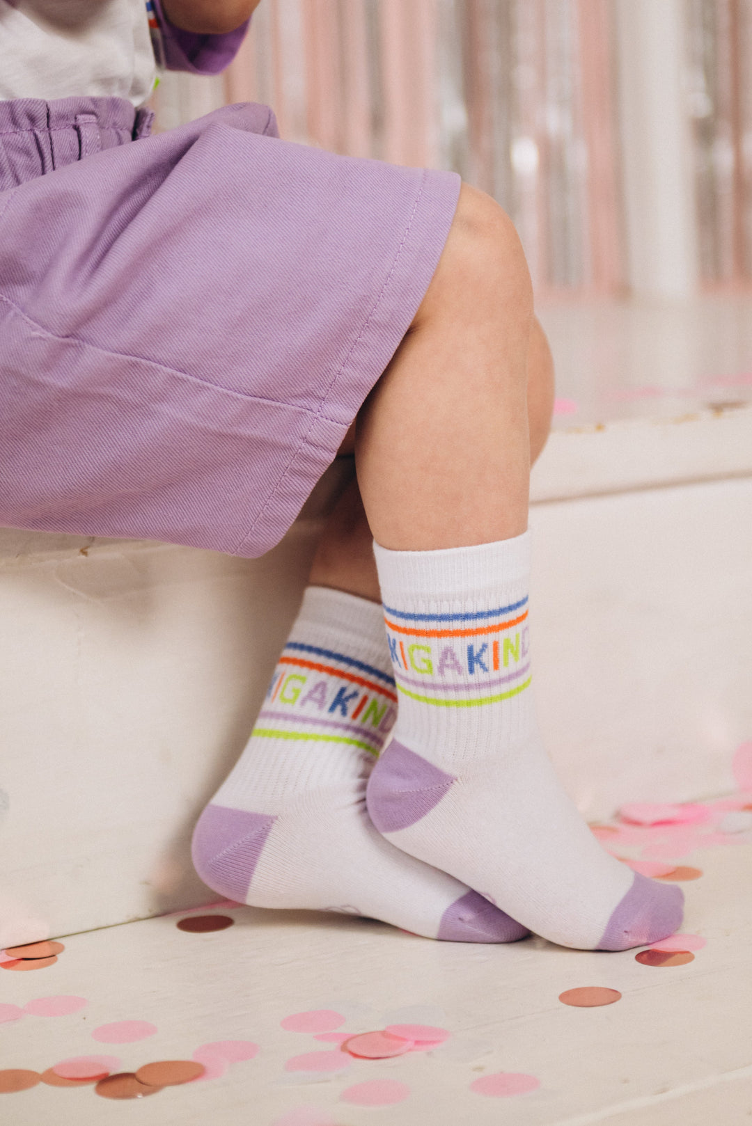 Tennissocken KIGAKIND lila