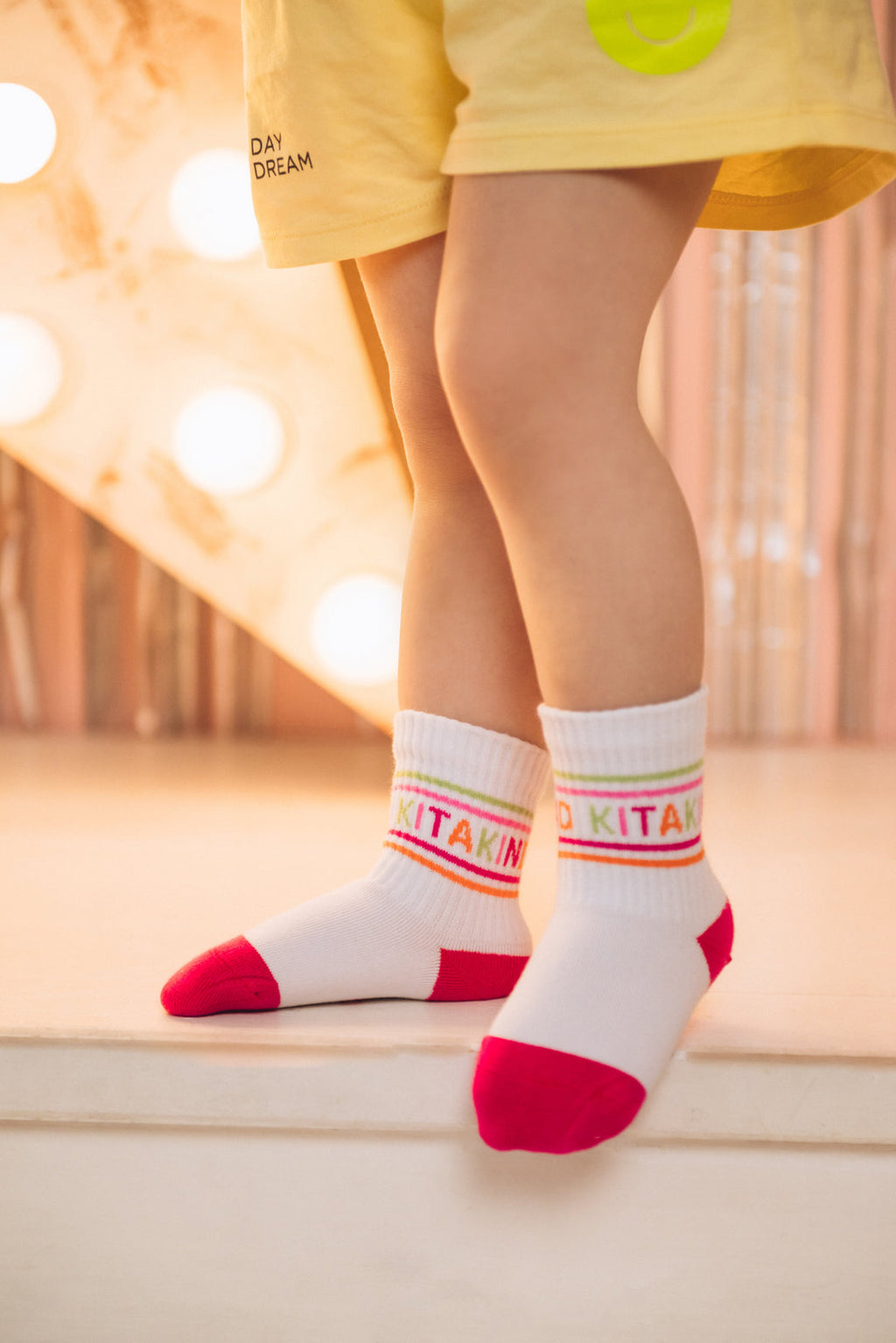 Tennissocken KITAKIND pink