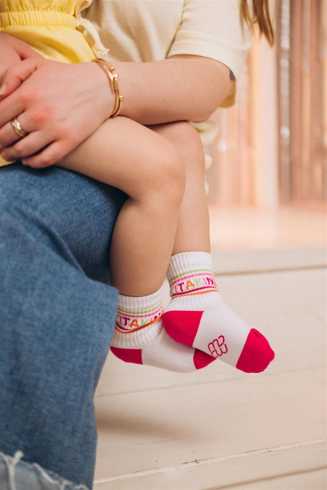 Tennissocken KITAKIND pink